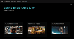 Desktop Screenshot of geckobrosradio.com