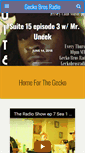 Mobile Screenshot of geckobrosradio.com